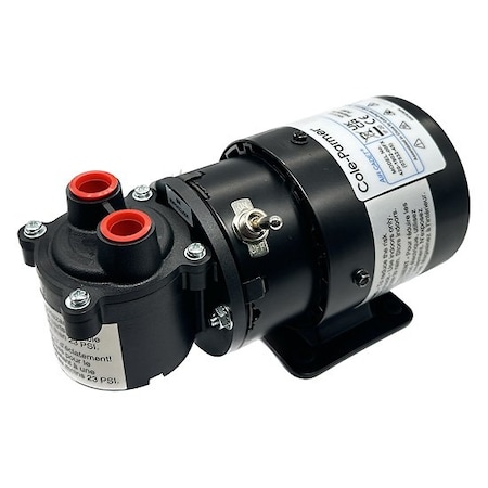 Cole Parmer VP-200 Vacuum/Pressure Pump, Diaphragm, Single Head, 0.6 cfm; 115 VAC 0753240